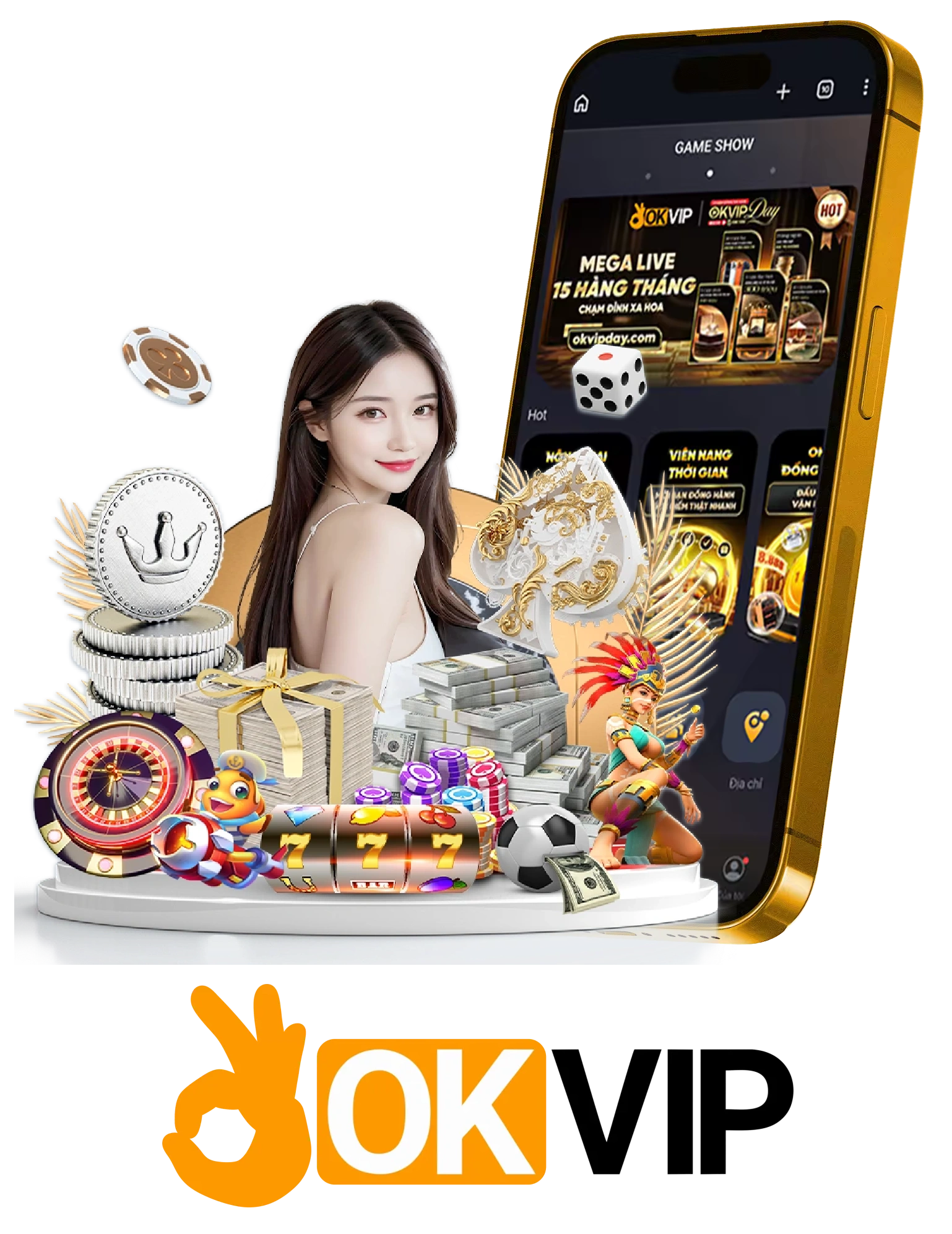 Trải nghiệm OKVIP trên điện thoại